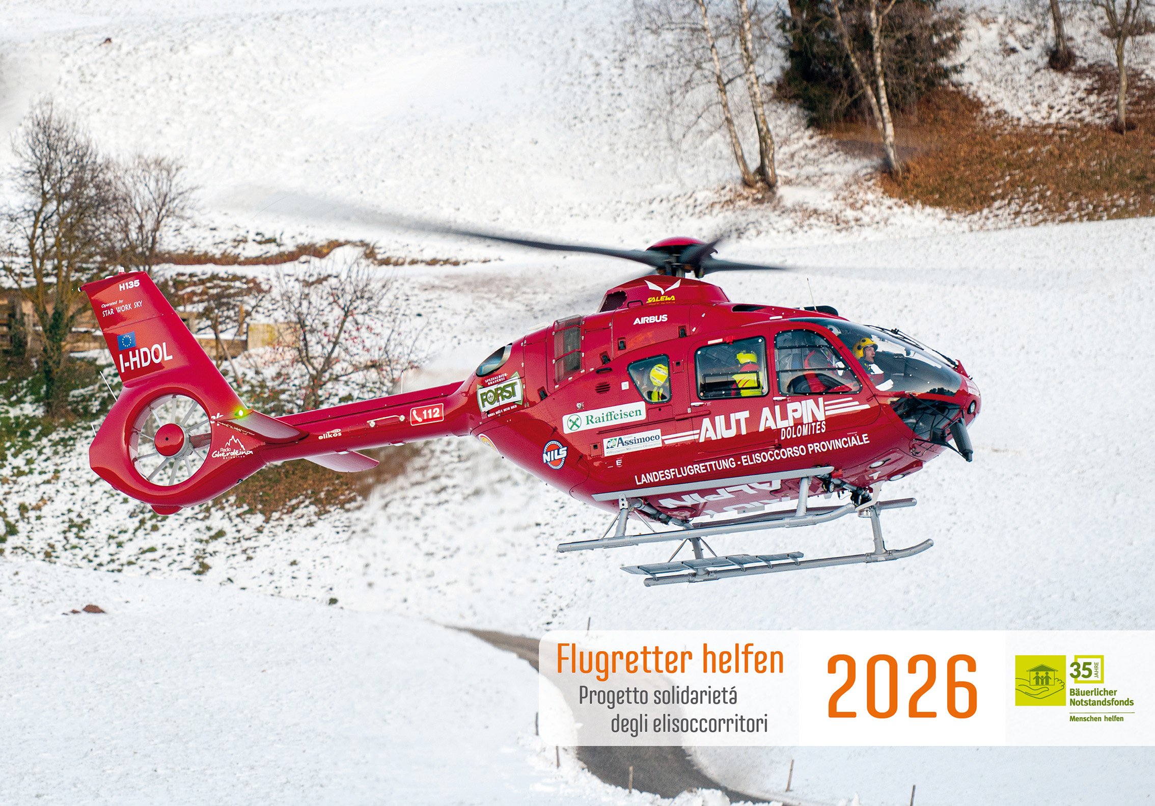 flugretter-kalender-titel Flugretter helfen 2026