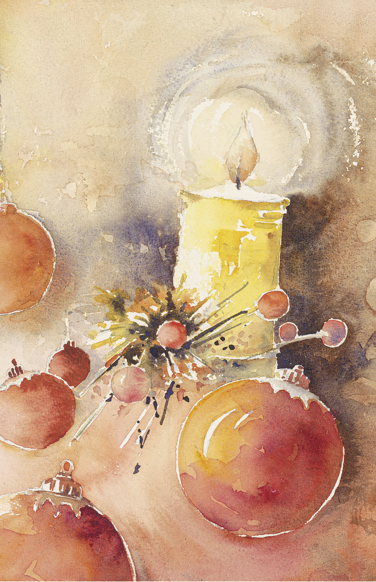 Weihnachtliches Kerzenlicht