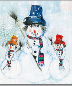 Senior Schneemann mit seinen Gehilfen, Anna Bacher
